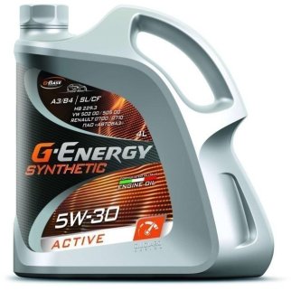 Масло моторное G-Energy Synthetic Active 5W-30 синтетическое 4 л 253142405 фото