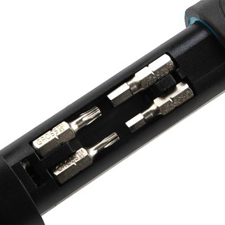 Отвертка реверсивная с револьверным механизмом, 11 шт. GROSS фото 3