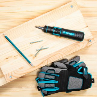 Отвертка реверсивная с револьверным механизмом, 11 шт. GROSS фото 1