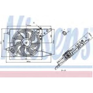Вентилятор радиатора Nissens 85710 фото