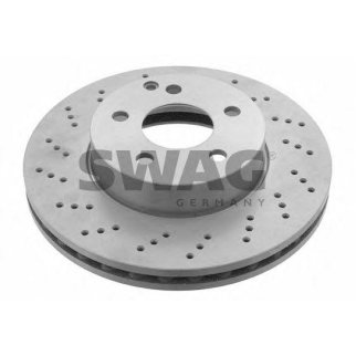 Диск тормозной передний вентилируемый SWAG 10 93 0552 фото