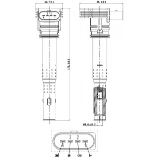 Катушка зажигания FEBEST 23640-001 фото 2