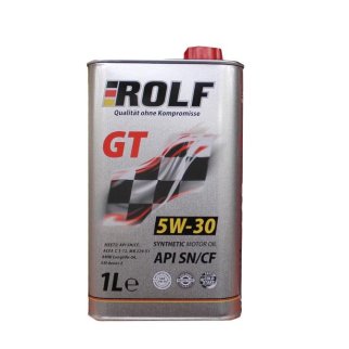 Масло моторное ROLF GT 5W30 SN/CF (метал.) синт. 1л фото
