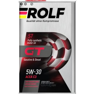 Масло моторное ROLF GT 5W30 SN/CF (метал.) синт. 1л фото