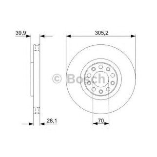 0 986 479 291_диск тормозной передний! Alfa Romeo 159/Brera 1.9/2.2i/1.9TD 05> фото