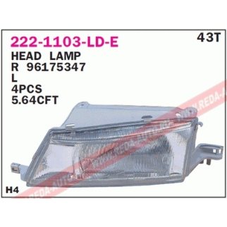 Фара левая DEPO 222-1103L-LD-E фото