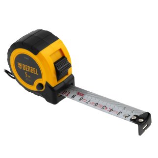 Рулетка 5м х 25мм двухкомп. корпус DENZEL фото 4