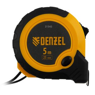 Рулетка 5м х 25мм двухкомп. корпус DENZEL фото 2