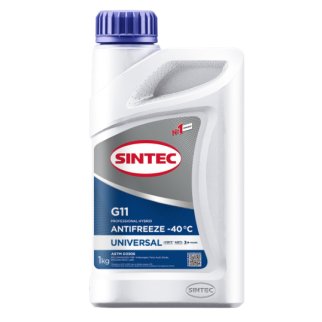 Антифриз синий SINTEC UNIVERSAL G11 1кг фото