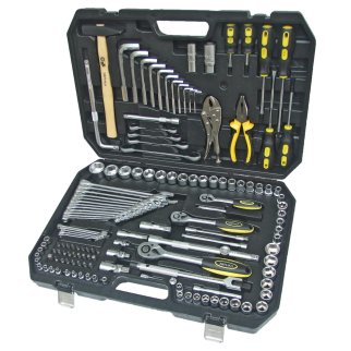 Набор инструмента 1/4&quot; 3/8&quot; 1/2&quot; 6-гр. 142пр. ЭВРИКА фото