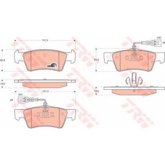 Колодки тормозные дисковые зад фото