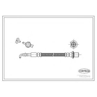 Шланг тормозной LEXUS: GS 300 93-97 фото