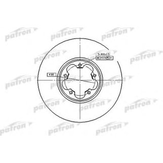 Диск тормозной PATRON PBD4216 фото