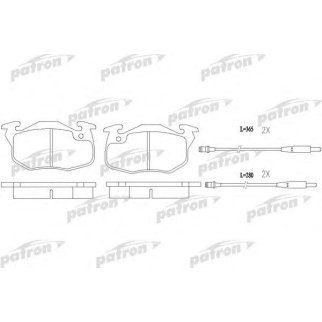Колодки тормозные дисковые передн CITROEN: AX 87-97, C15 84-05, ZX 91-97, ZX Break 93-97, PEUGEOT: 106 I 91-96, 106 II 96-, 306 94-01, 306 хечбэк 93-01 фото