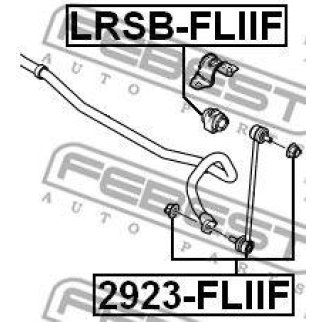 Стойка переднего стабилизатора FEBEST 2923-FLIIF фото