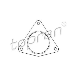 Прокладка приемной трубы глушителя topran 700613685 фото