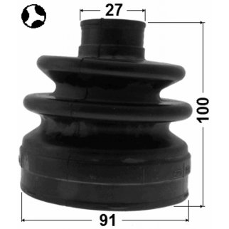 Пыльник ШРУСа FEBEST 1215-SANFERHT фото 2