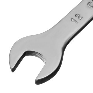 Ключ комбинированный 12мм CrV, матовый хром// MATRIX фото 3
