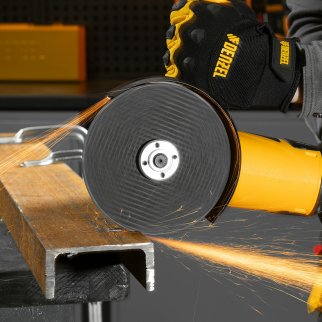 DENZEL 26910 Машина шлифовальная угловая AG150-1500, 1500 Вт, 150 мм, 8500 об/мин фото 1