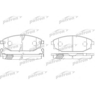 Колодки тормозные дисковые передн HYUNDAI: GALLOPER II 98-, MITSUBISHI: GALLOPER 99- фото
