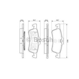Колодки тормозные BOSCH _0 986 494 130 фото