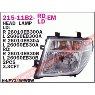 Фара правая DEPO 215-11B2R-LD-EM фото
