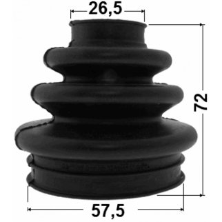 1417-REXR_пыльник ШРУСа наружнего комплект! SsangYong Kyron 05> фото 2