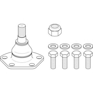 Опора шаровая topran 722216586 фото