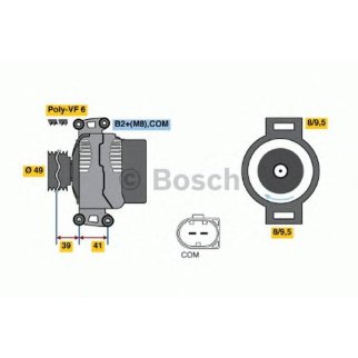 Генератор BOSCH 0 124 525 561 фото