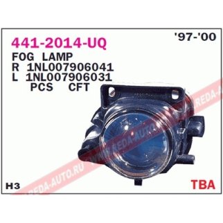 Фара противотуманная правая DEPO 441-2014R-UQ фото