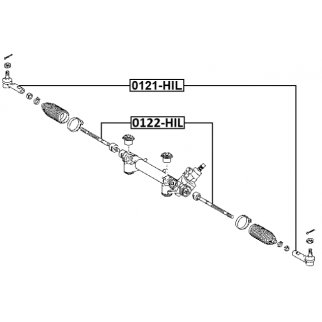 Тяга рулевая FEBEST 0122-HIL фото 2