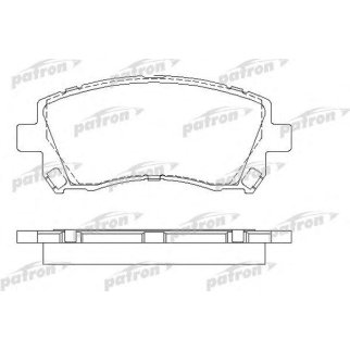 Колодки тормозные PATRON PBP1327 фото