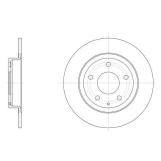 61519.00_диск тормозной задний! Mazda 6 2.0/Skyactiv-G 12> фото