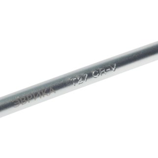 Ключ TORX T27 ER-76627XL: Г-образный экстрадлинный ЭВРИКА /1/12/84 фото 1