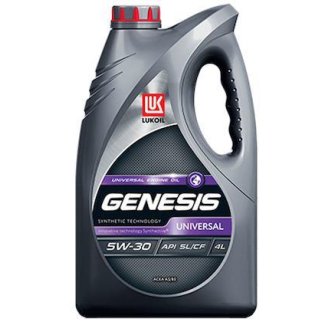 Масло моторное ЛУКОЙЛ GENESIS Universal 5W30 4л фото