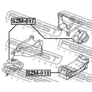 Опора двигателя FEBEST SZM-017 фото