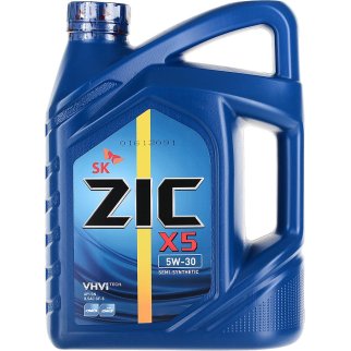 Масло моторное ZIC X5 SP/GF-6 5W30 6л фото