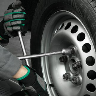 СИБРТЕХ 14258 Ключ-крест баллонный, 17x19x21 мм, под квадрат 1/2", толщина 14 мм фото 7