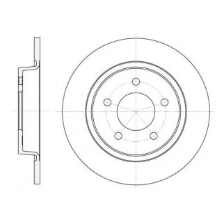 6880.00_диск тормозной задний! Mazda 3 2.0 03>/ 5 1.8-2.0CD 05> фото