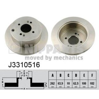 Диск тормозной зад фото