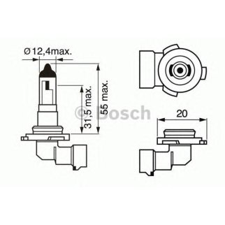 Лампа BOSCH 1 987 302 083 фото