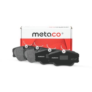 Колодки тормозные передние к-кт metaco 3000-126 фото