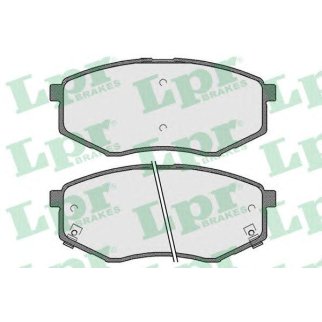 Колодки тормозные передние к-кт Lpr 05P1757 фото