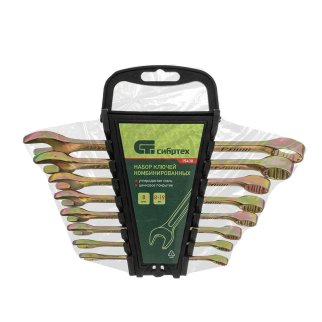 Набор ключей комбинированных 8-19 мм, 8 шт Сибртех 15438 фото 1