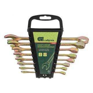 Набор ключей комбинированных 8-19 мм, 8 шт Сибртех 15438 фото