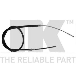 Трос стояночного тормоза задний левый,правый / SEAT Toledo-I 91~99,VW Golf-II, Jetta-II (барабанные фото