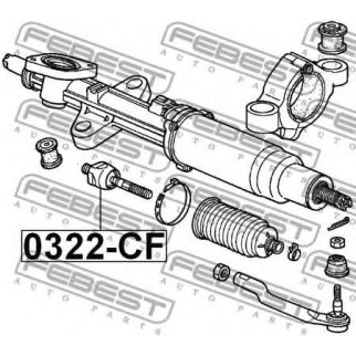 Тяга рул.HONDA ACCORD CF3/CF4/CF5/CL1/CL3 1998-2002 фото