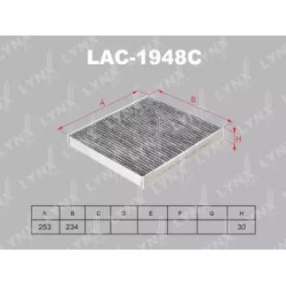 Фильтр салона LYNXauto LAC-1948C фото