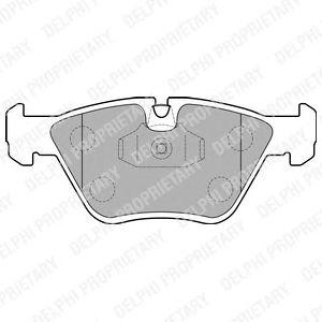 Колодки тормозные передние к-кт DELPHI LP1843 фото