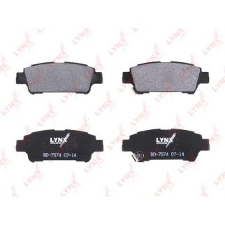 Колодки тормозные задние дисковые к-кт LYNXauto BD-7574 фото